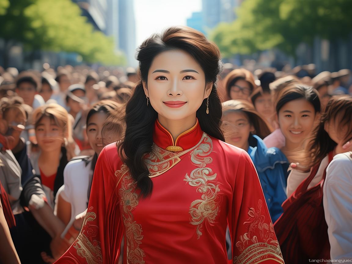 老师穿红旗袍送考VS常规送考方式