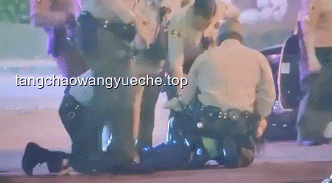 洛杉矶壮汉抗议者拳打警察事件解析